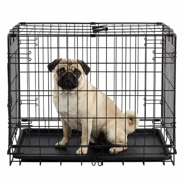 24/30 Inch Dog Crate, Collapsible Kennel